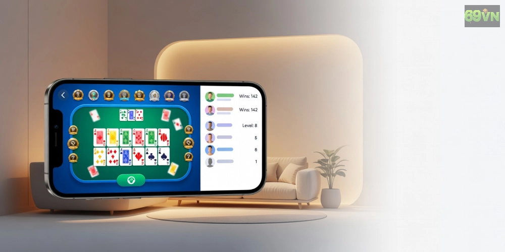 Giao diện chơi bài đổi thưởng trên SunWin với các tính năng nổi bật